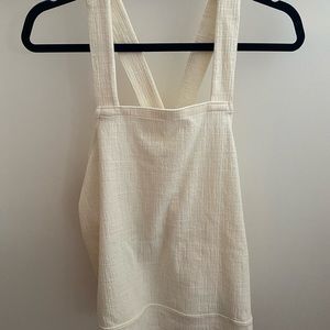 Cream women’s Madewell tank top